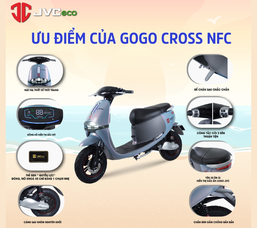 Ưu điểm xe điện Gogo JVC