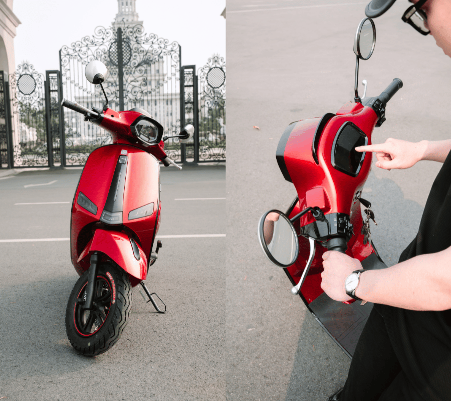 Màu xe điện hợp Mệnh Hỏa