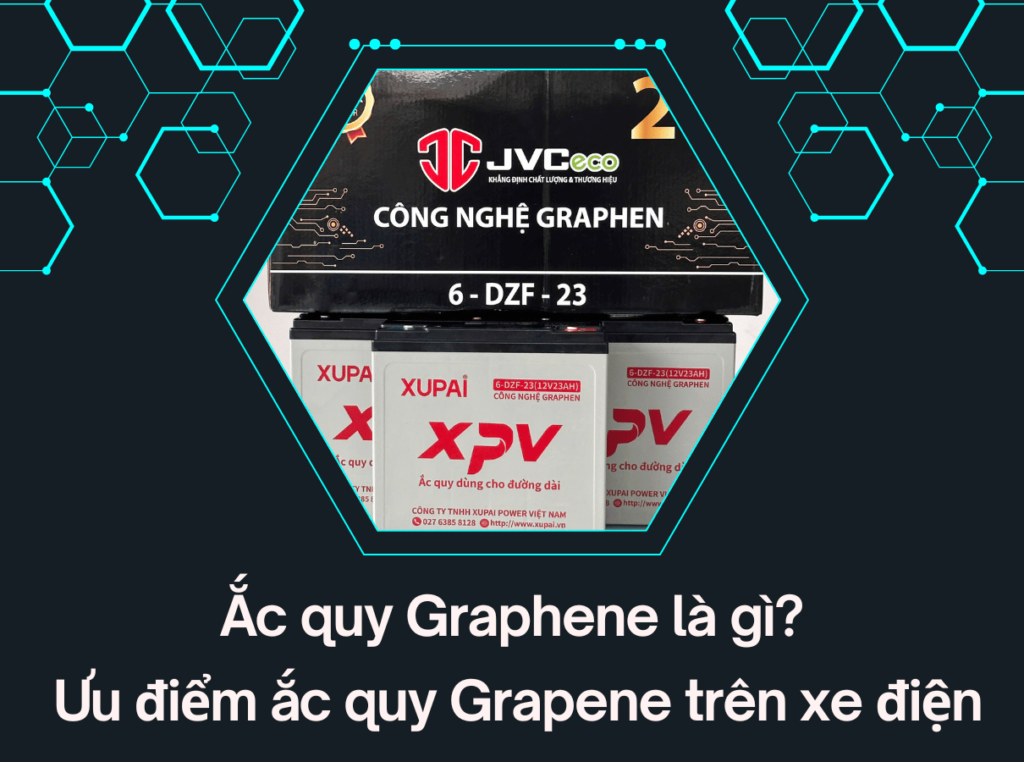 Ắc quy Graphene là gì? Ưu điểm ắc quy Grapene trên xe điện