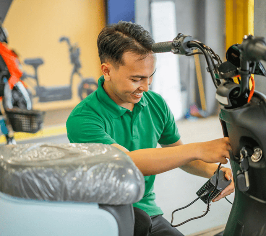 Cách khắc phục lỗi xe đạp điện sạc đầy nhưng không đi được