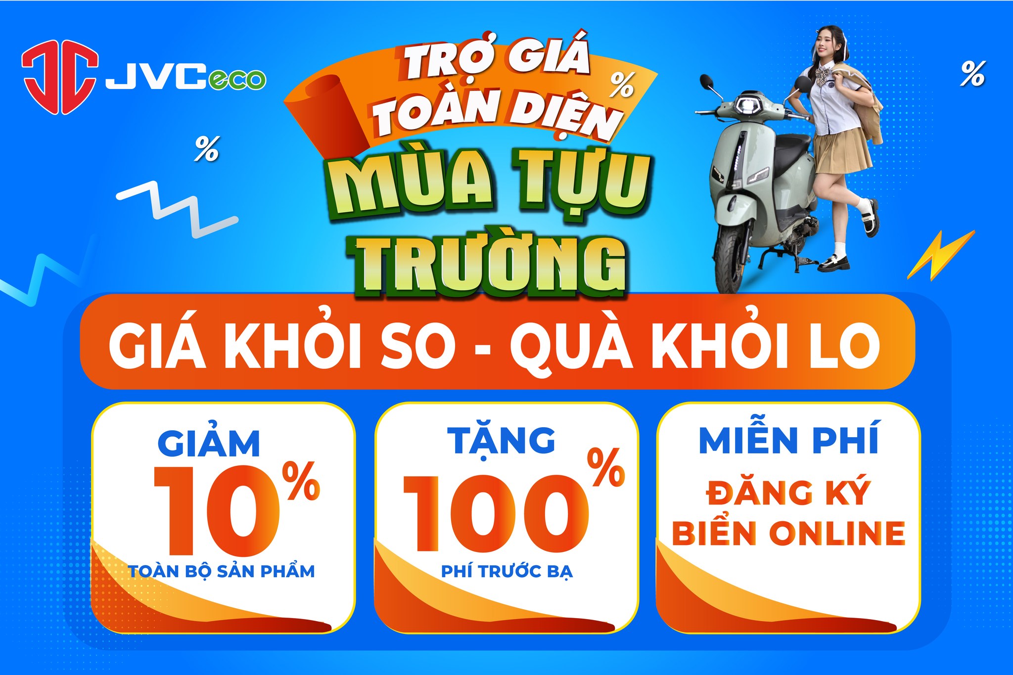 Hỗ trợ từ xe điện JVC để đồng hành cùng người dân Hà Nội