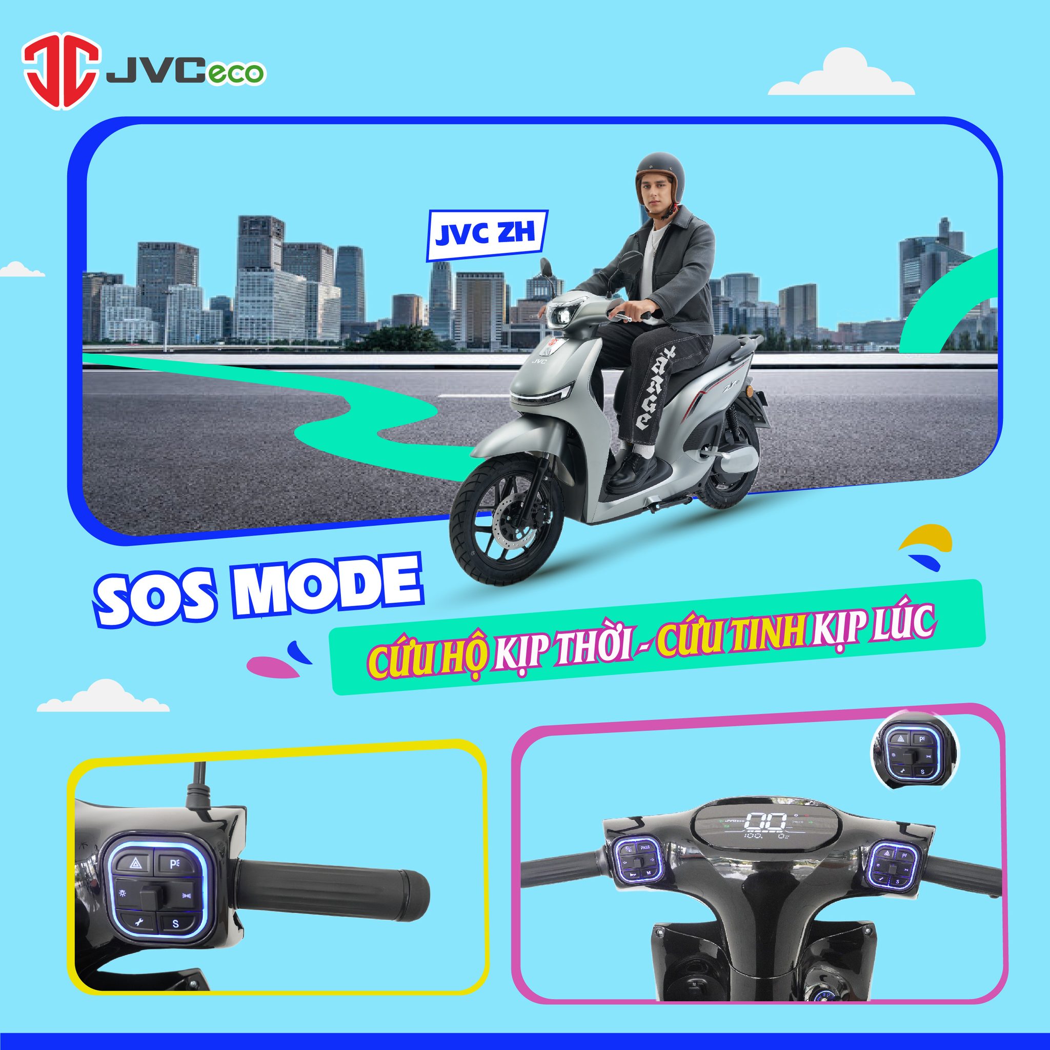 Ứng dụng công nghệ AFE trên xe điện JVC 